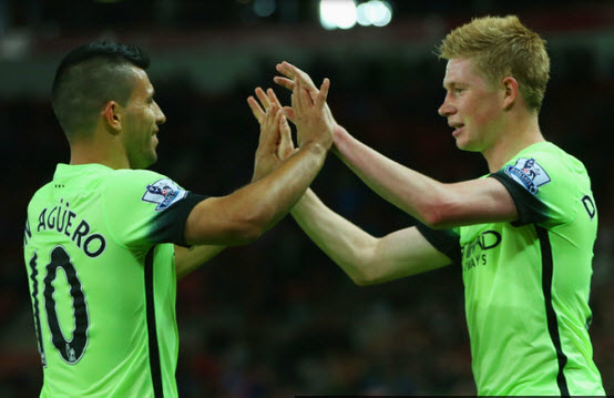 کوین دی بروین - سرخیو آگوئرو|ساندرلند 1 - 4 منچستر سیتی / جام اتحادیه