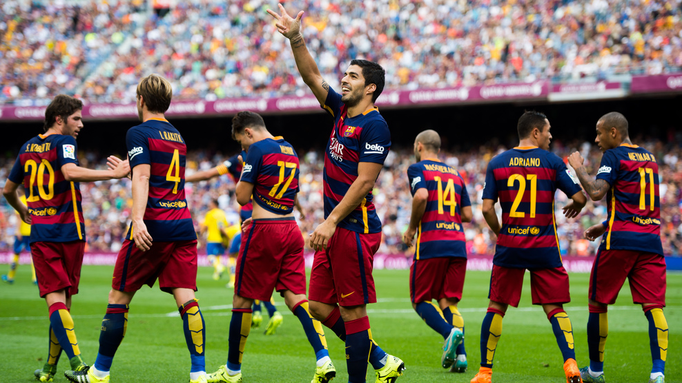 لوئیس سوارز|بارسلونا 2 - 1 لاس پالماس / لالیگا