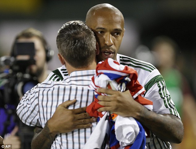 تیری دانیل هانری|ستارگان ام ال اس 2-1 بایرن مونیخ / دیدار دوستانه