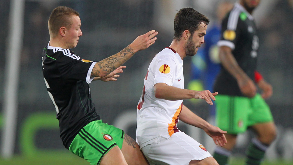 میرالم پیانیچ|رم 1 - 1 فاينورد روتردام / لیگ اروپا