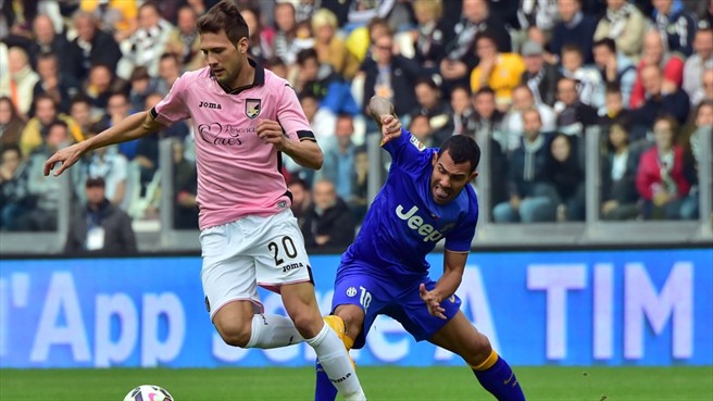 کارلوس توز|یوونتوس 2 -  0 پالرمو / سری آ