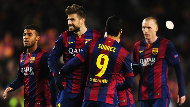 جرارد پیکه - لوئیس سوارز|بارسلونا 1 - 0 منچستر سیتی / لیگ قهرمانان