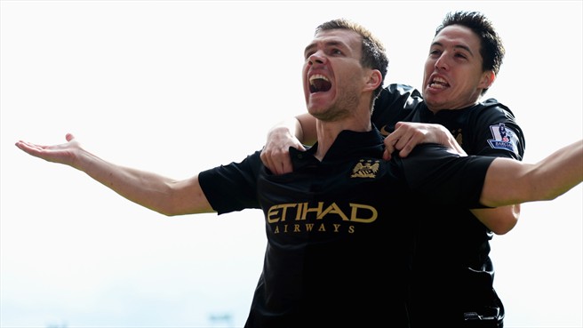 ادین ژکو|خوشحالی ژکو بعد از گلزنی برای تیم