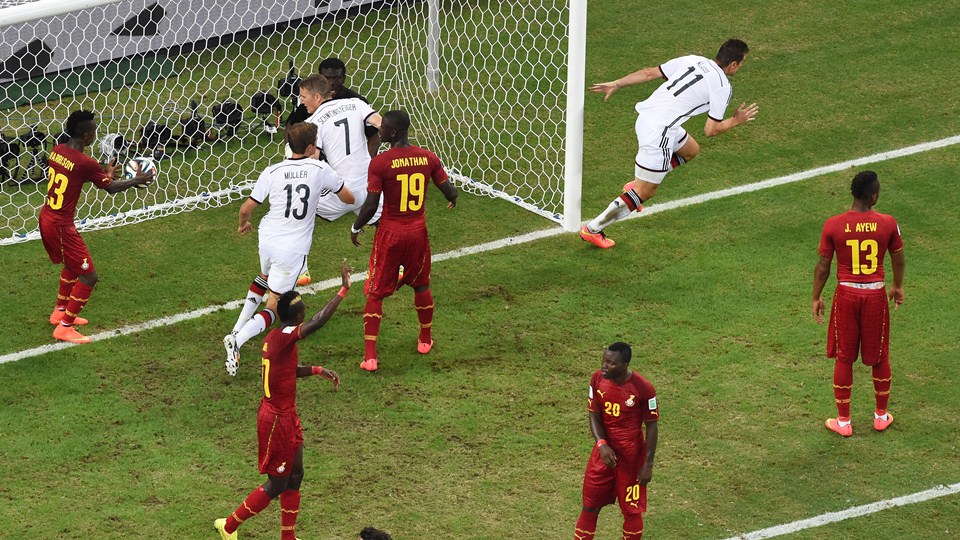 ميروسلاو كلوزه|تیزهوشی بازیکن تمام نشدنی آلمان میرو کلوزه  و زدن گل دوم تیمش .