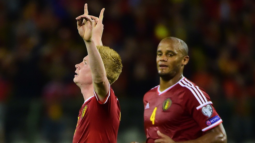 کوین دی بروین|بلژیک 3 - 1 بوسنی و هرزگوین / مقدماتی یورو 2016