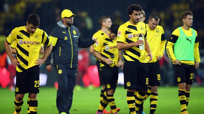 عکس العمل بازیکنان دورتموند|دورتموند 2-2 اشتوتگارت / بوندسلیگا