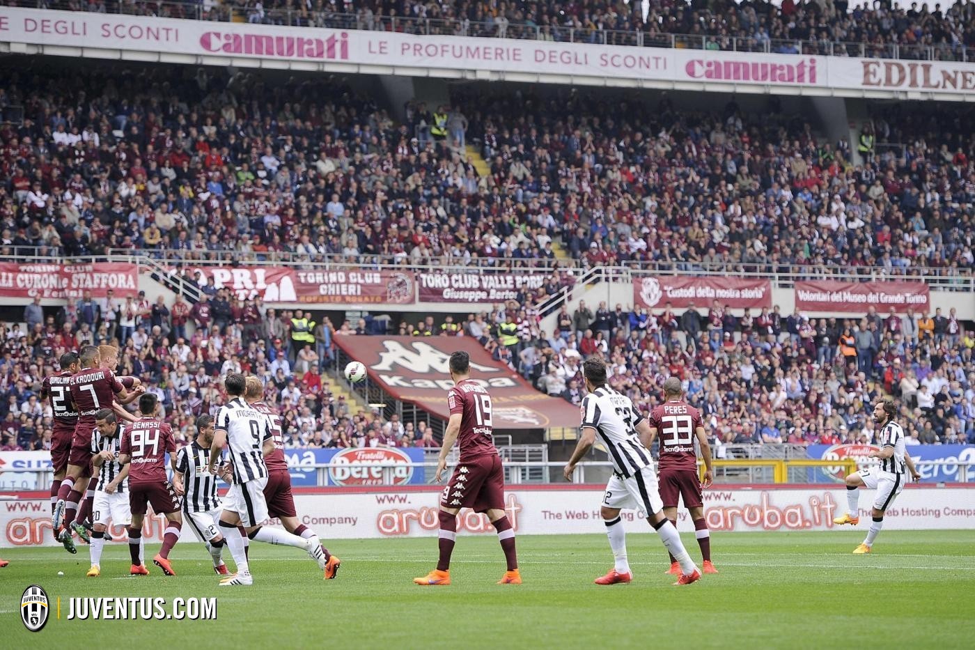 آندره آ پیرلو|تورینو 2 - 1 یوونتوس / سری آ