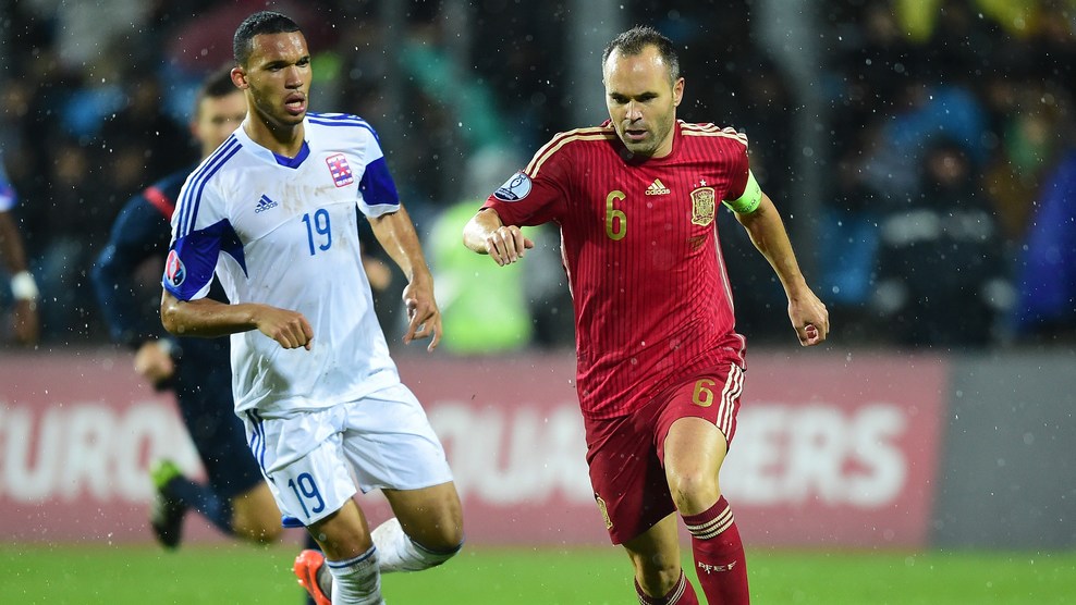 آندرس اینیستا|لوکزامبورگ 0 - 4 اسپانیا / مقدماتی یورو 2016