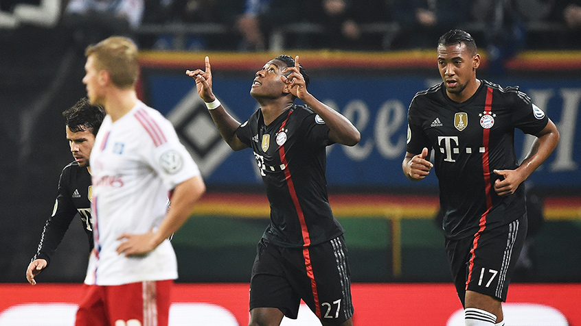 دیوید آلابا|هامبورگ 1 - 3 بایرن مونیخ / جام حذفی