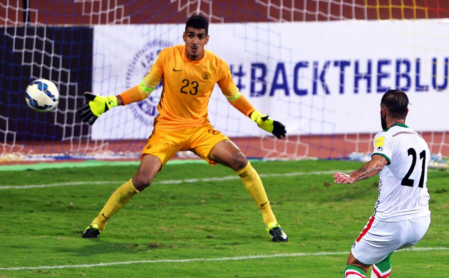 غوربيت سينغ ساندهو|هندوستان 0 - 3 ایران / مقدماتی جام جهانی