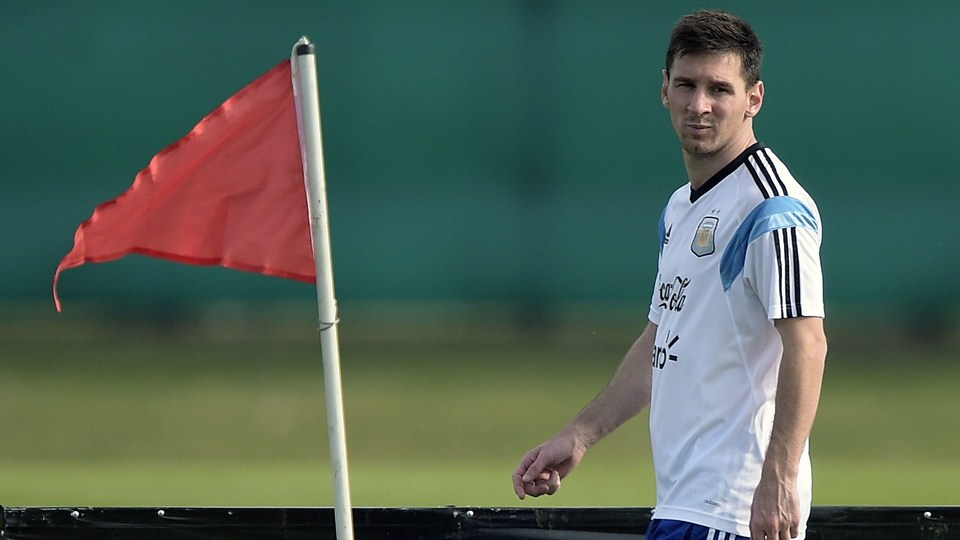 لیونل مسی|تمرین تیم ملی آرژانتین