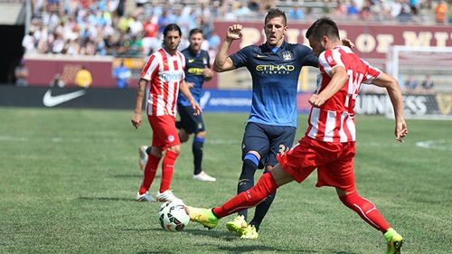 استوان یووتیچ|منچسترسیتی 2-2 المپیاکوس / گینس کاپ