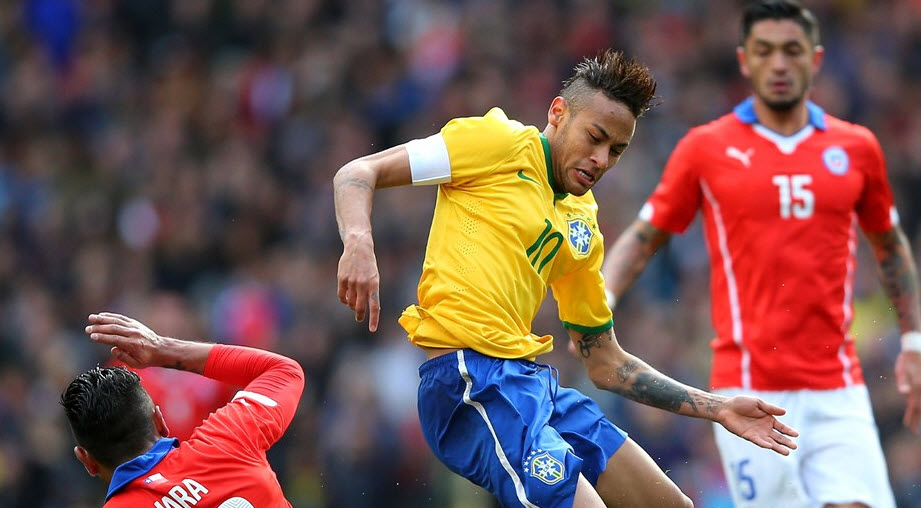 نیمار|برزیل 1 - 0 شیلی / دیدار دوستانه