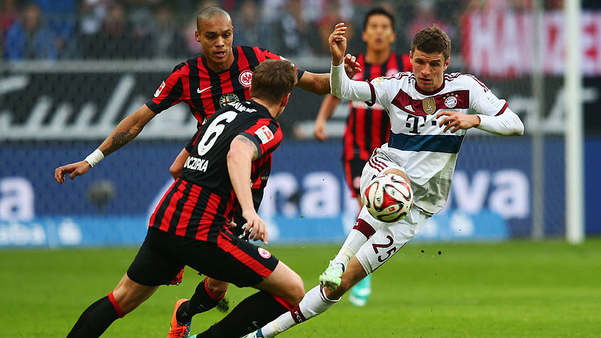 توماس مولر|اینتراخت فرانکفورت 0 - 4 بایرن مونیخ / بوندسلیگا