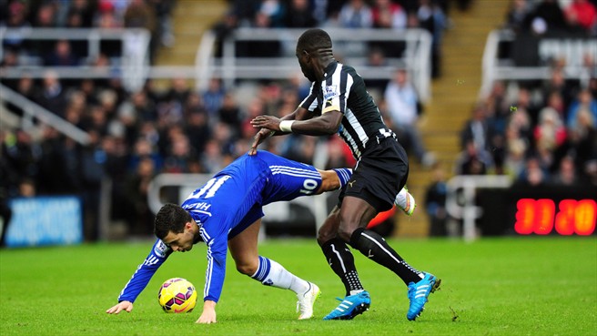 ادن هازرد|نیوکاسل 2 - 1 چلسی / لیگ جزیره
