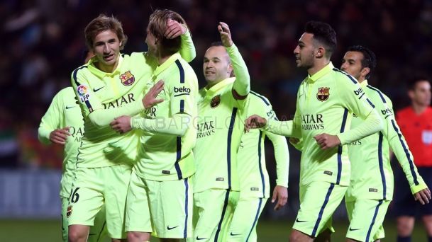 ایوان راکیتیچ|هوئِسکا 0 - 4 بارسلونا / جام حذفی