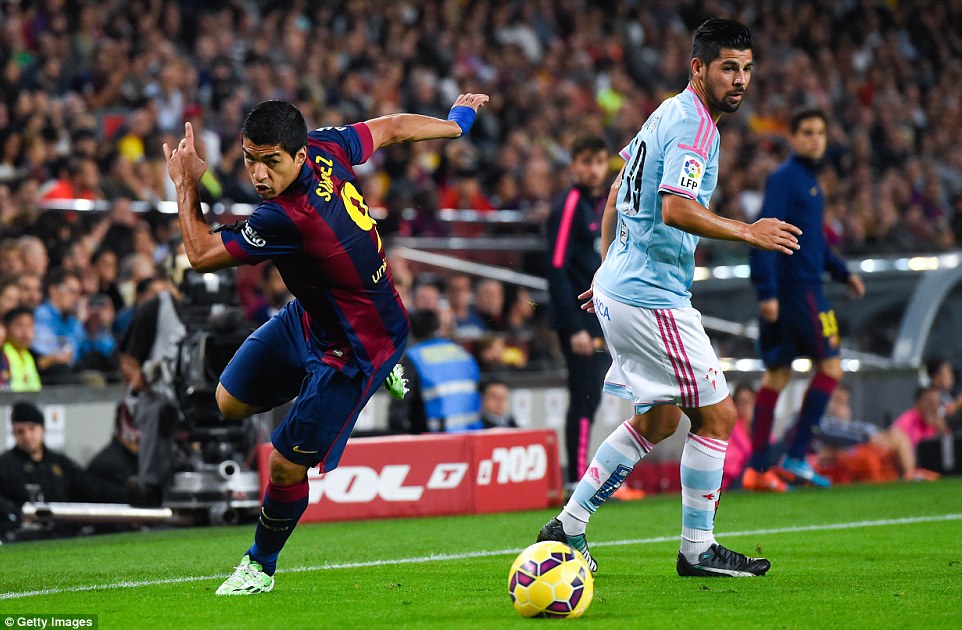 لوئیس سوارز|بارسلونا 0 - 1 سلتاویگو / لالیگا