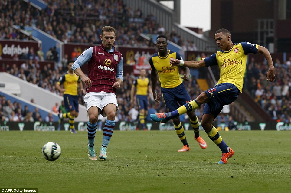 كيران گیبس|آستون‌ویلا  0-3 آرسنال / لیگ جزیره