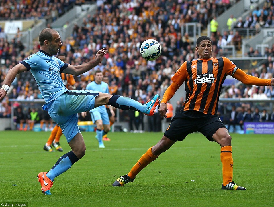 پابلو خاویر زابالتا|هال سیتی 2-4 منچسترسیتی /لیگ جزیره