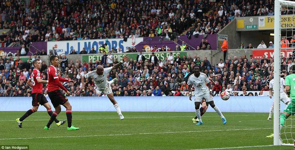 آندره آیو|سوانسی 2 - 1 منچستر یونایتد / لیگ جزیره