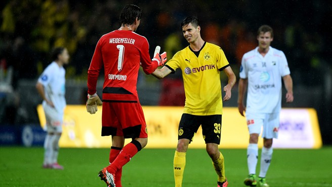 رومن وایدنفلر|بوروسيا دورتموند 7 - 2 آد / لیگ اروپا
