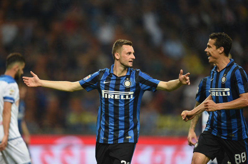 شادی بازیکن اینتر|اینترمیلان 4 - 3 اِمپولی / سری آ