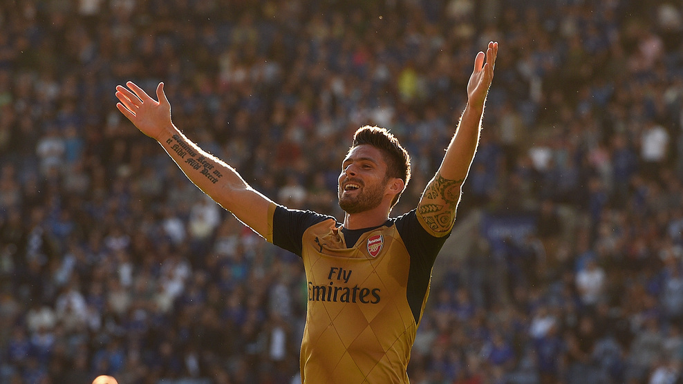 اليوير ژیرود|لیستر سیتی 2 - 5 آرسنال / لیگ جزیره