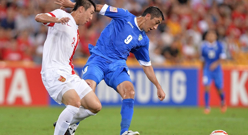 اودیل احمِدوف|چین 2 - 1 ازبکستان / جام ملت های آسیا 2015