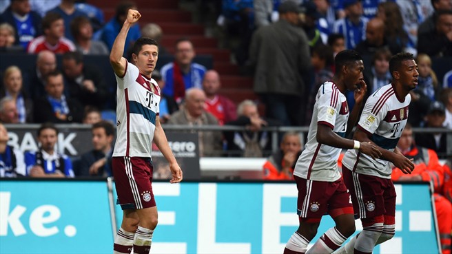 رابرت لواندوفسکی|شالکه 1-1 بایرن مونیخ / بونسلیگا