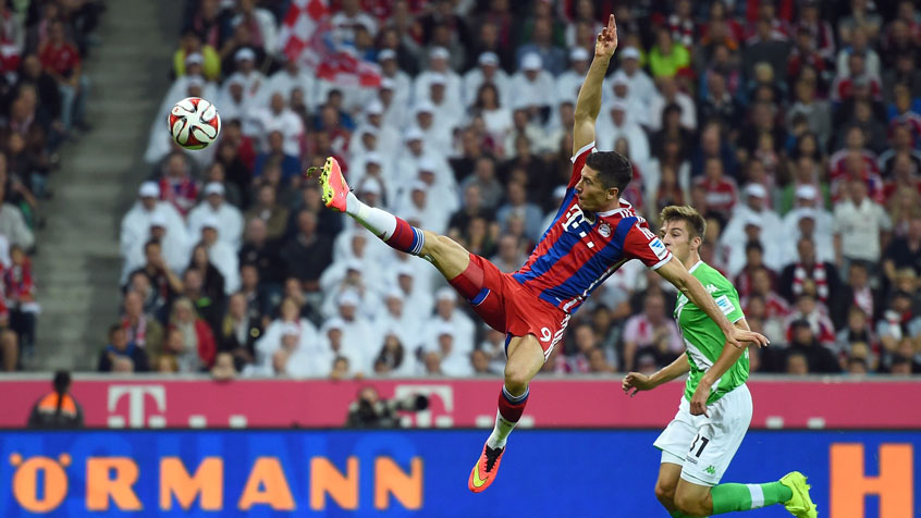 رابرت لواندوفسکی|بایرن مونیخ 2-1 ولفسبورگ / بوندسلیگا