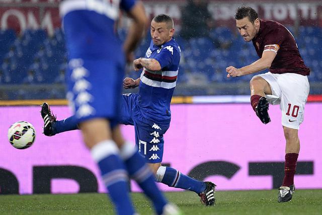 فرانچسکو توتی|رم 0 - 2 سامپدوریا / سری آ