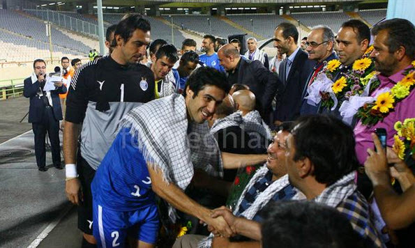 خسرو حیدری|استقلال تهران 3 - 3 راه آهن / لیگ برتر