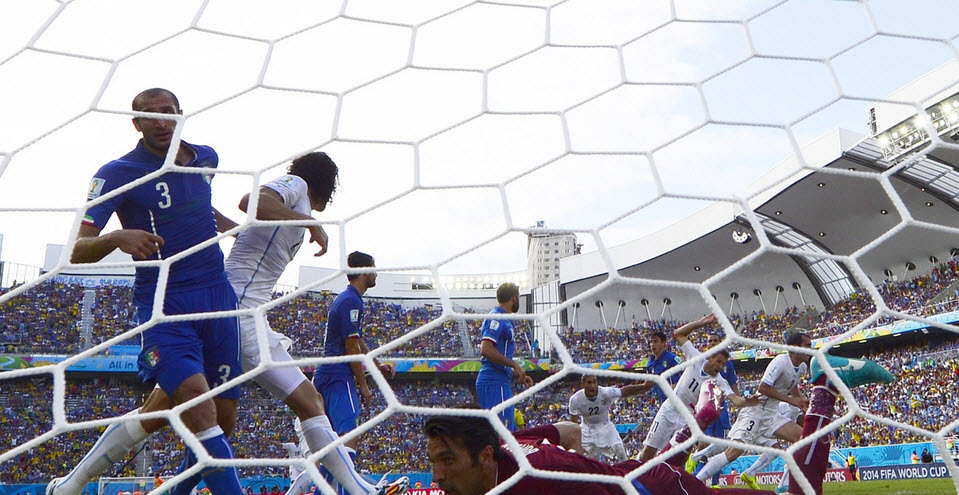 دیگو گودین|صحنه باز شدن دروازه تیم ملی ایتالیا توسط دیگو گودین.