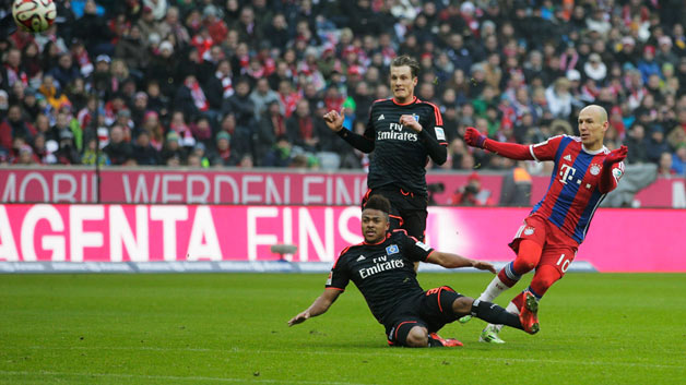 آرین روبن|بایرن مونیخ 8 - 0 هامبورگ / بوندسلیگا