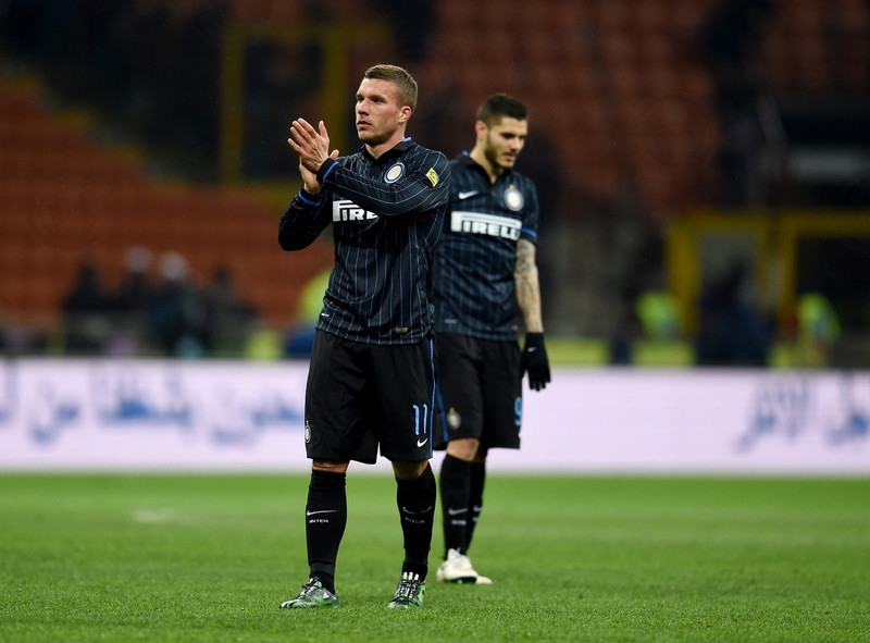 لوكاس پودولوسكي|اینترمیلان 1 - 1 چزنا /  سری آ