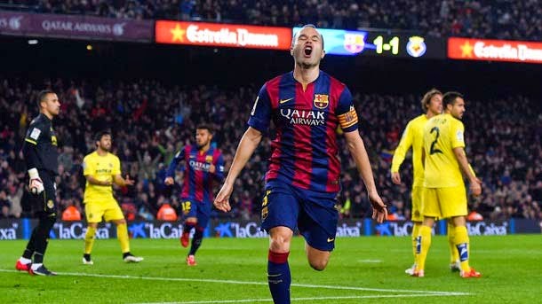 آندرس اینیستا|بارسلونا 3 - 1 ویارئال / جام حذفی