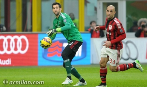 دیگو لوپز|میلان 1 - 2 ساسوئولو / سری آ