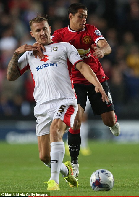 چیچاریتو|ميلتون کينز دونز	 4-0 منچستریونایتد / جام اتحادیه