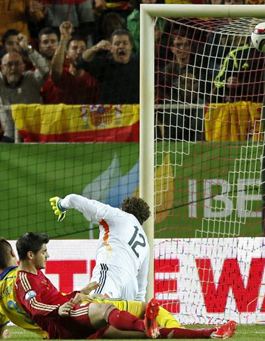 آلوارو موراتا|اسپانیا 1 - 0 اوکراین / مقدماتی یورو 2016