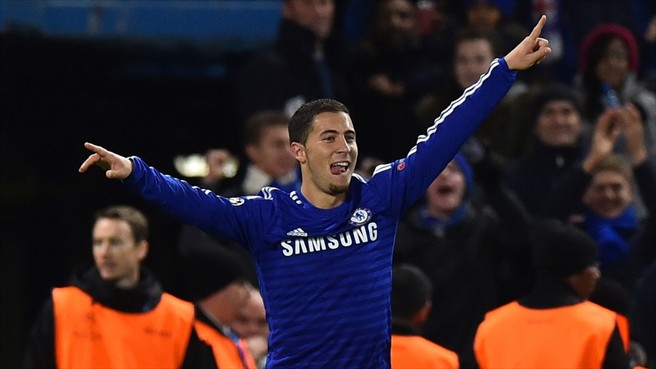 ادن هازرد|چلسی 6 - 0 ماریبور / لیگ قهرمانان