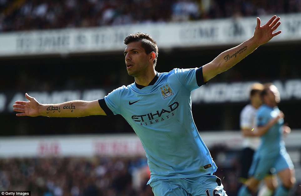 سرخیو آگرو|تاتنهام 0 - 1 منچستر سیتی / لیگ جزیره