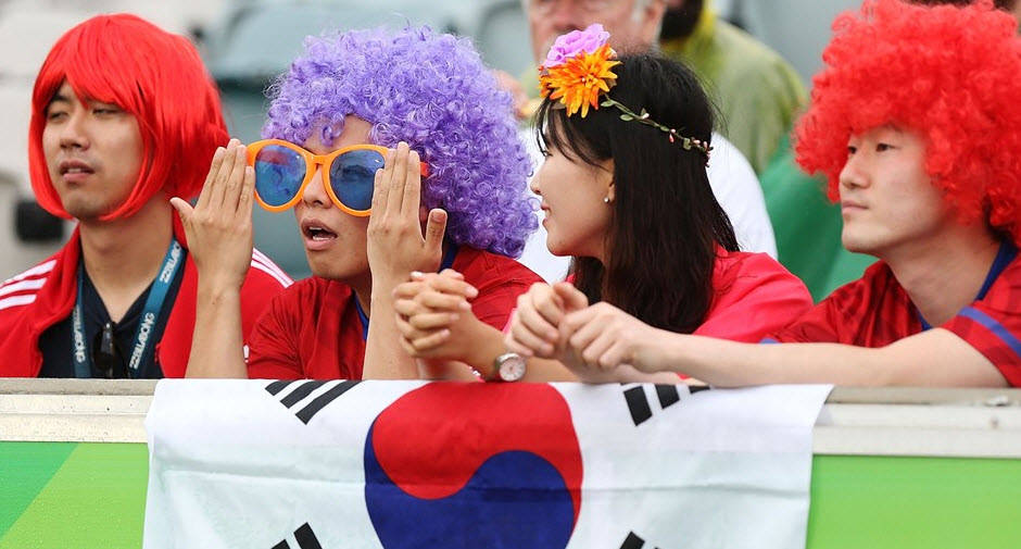 هواداران کره|کویت 0 - 1 کره جنوبی / جام ملت های آسیا