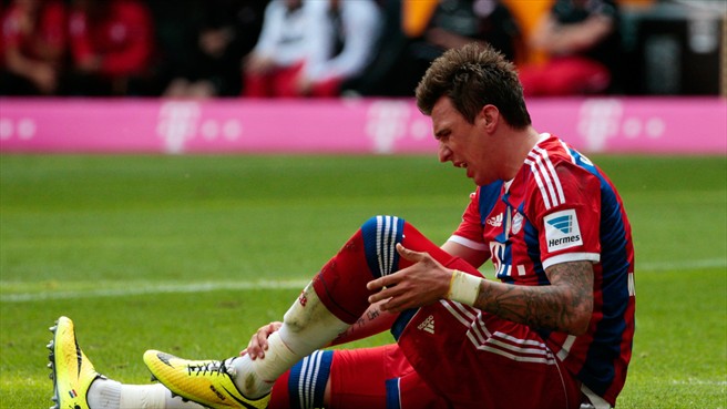 ماريو ماندزوکیچ|احساس ناراحتی مانزوکیج بعد از برخورد با پای یار حریف