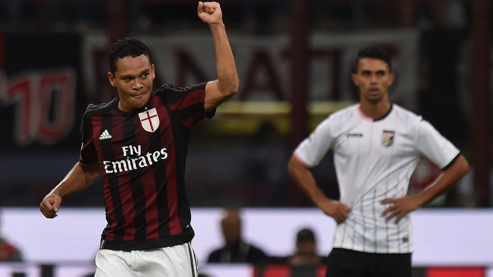 كارلوس باكا|میلان 3 - 2 پالرمو / سری آ / گزارش تصویری