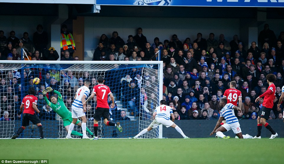 مروان فِلایِنی|کوئینز پارک رنجرز 0 - 2 منچستر یونایتد / لیگ جزیره