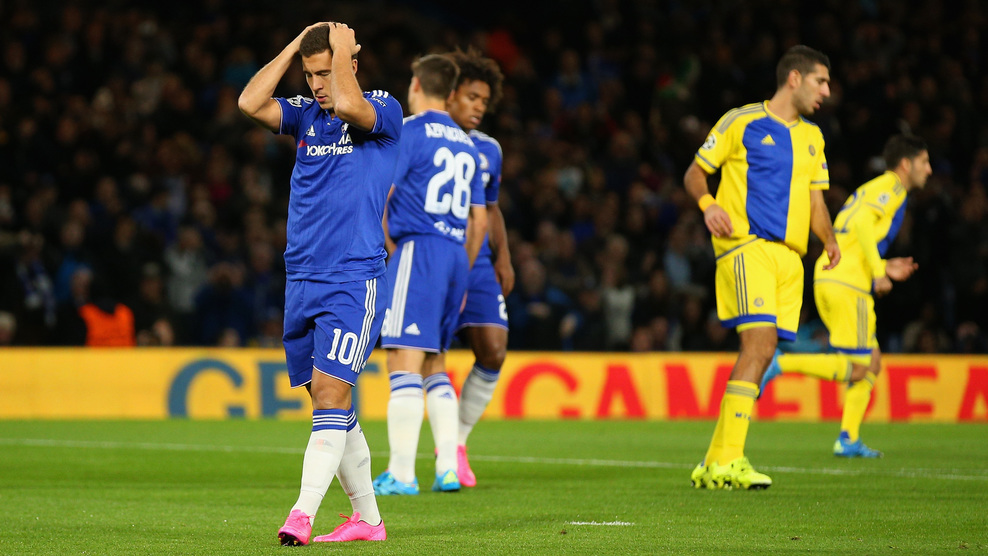 ادن هازرد|چلسی 4 - 0 مکابی تل آویو / لیگ قهرمانان