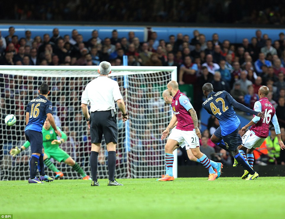 یحیی توره|آستون‌ویلا 0 - 2 منچستر سیتی/ لیگ برتر