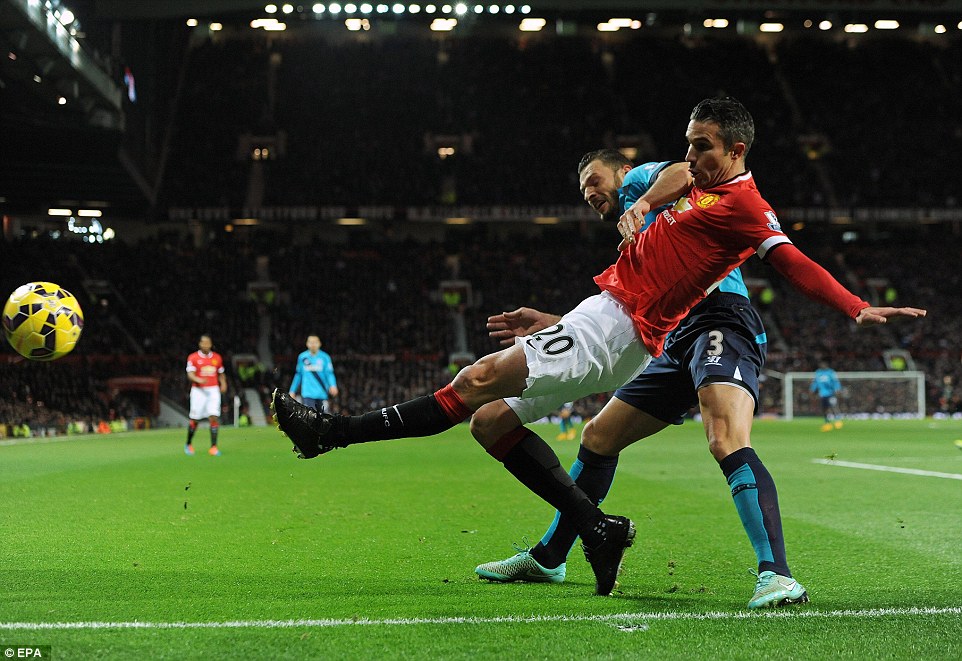 رابین فن پرسی|منچستر یونایتد 2 - 1 استوک سیتی /  لیگ جزیره