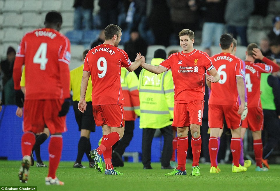 ریکی لمبرت|لستر سیتی 1 - 3 لیورپول / لیگ جزیره