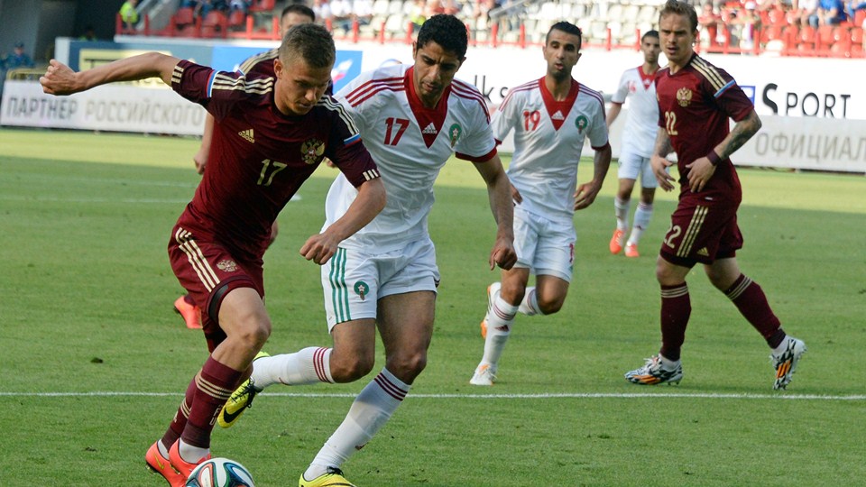 اولِگ شاتُف|استارت تند و تیز الگ شاتو بازیکن روسیه در برابر تیم ملی مراکش.